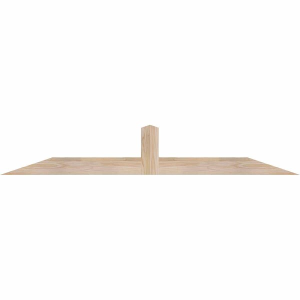 Ekena Millwork Portland Smooth Timber Gable Bracket, Douglas Fir, 60"W x 10"H x 1 1/2"D x 3 1/2"F, 4/12 Pitch GBW060X10X0204POR00SDF - main